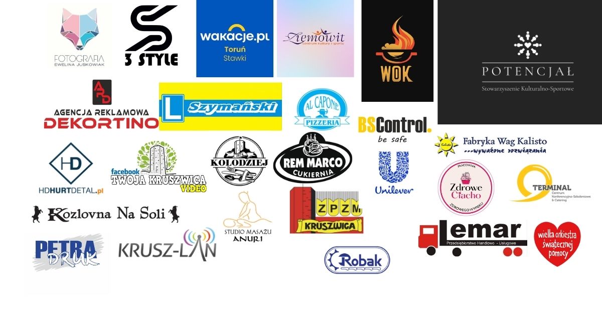 Grono Naszych sponsorów na WOŚP CUP 2025 powiększa się! 64 banner z sponsorami - wspierają nas podczas WOŚP CUP